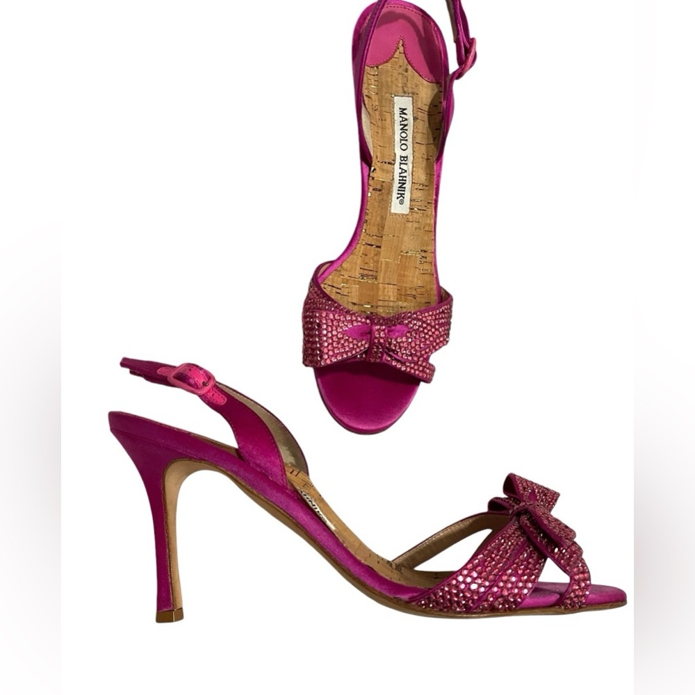 Manolo blahnik pink heels